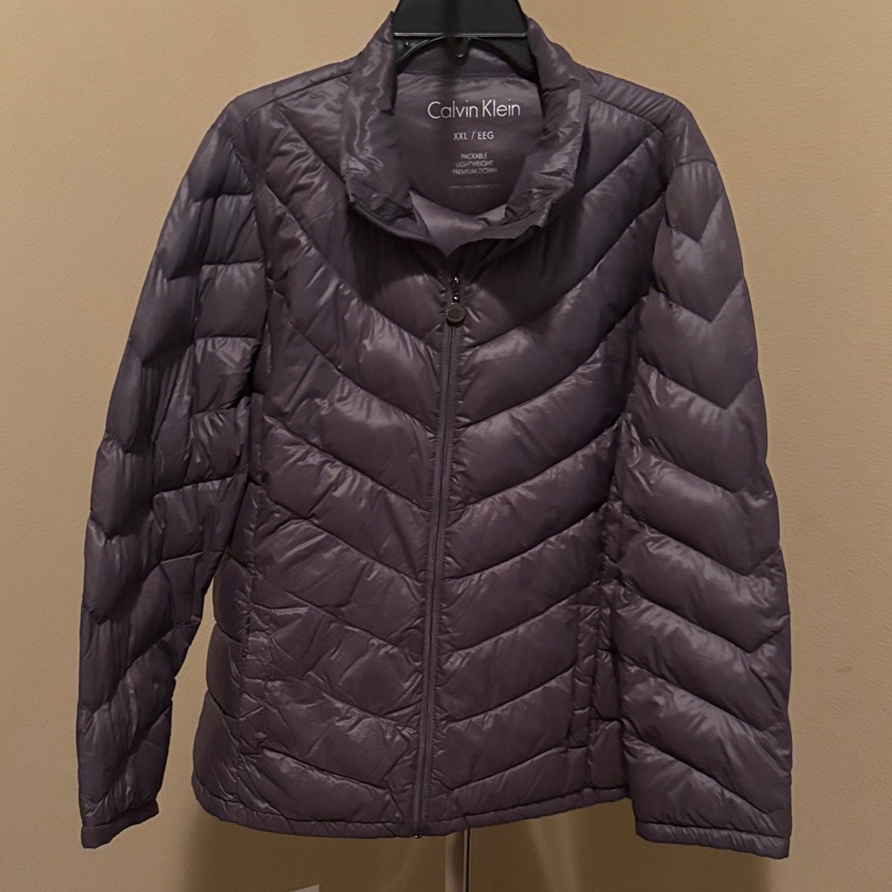 Calvin Klein Women's Plum Puffer Jacket